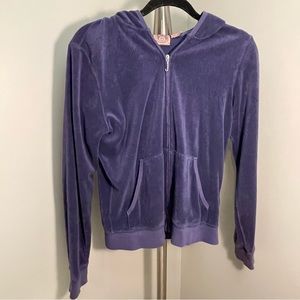 Juicy Couture Blue Terry Cloth Hoodie - extra large